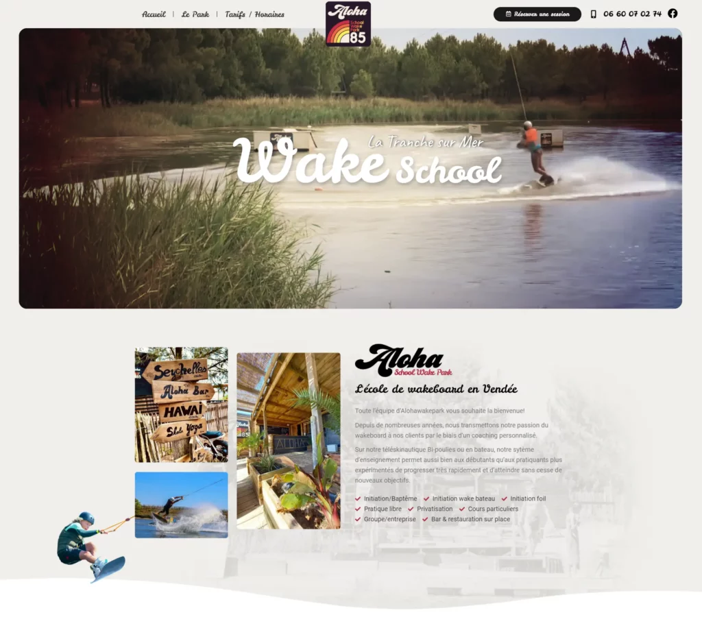 site web wakeboard